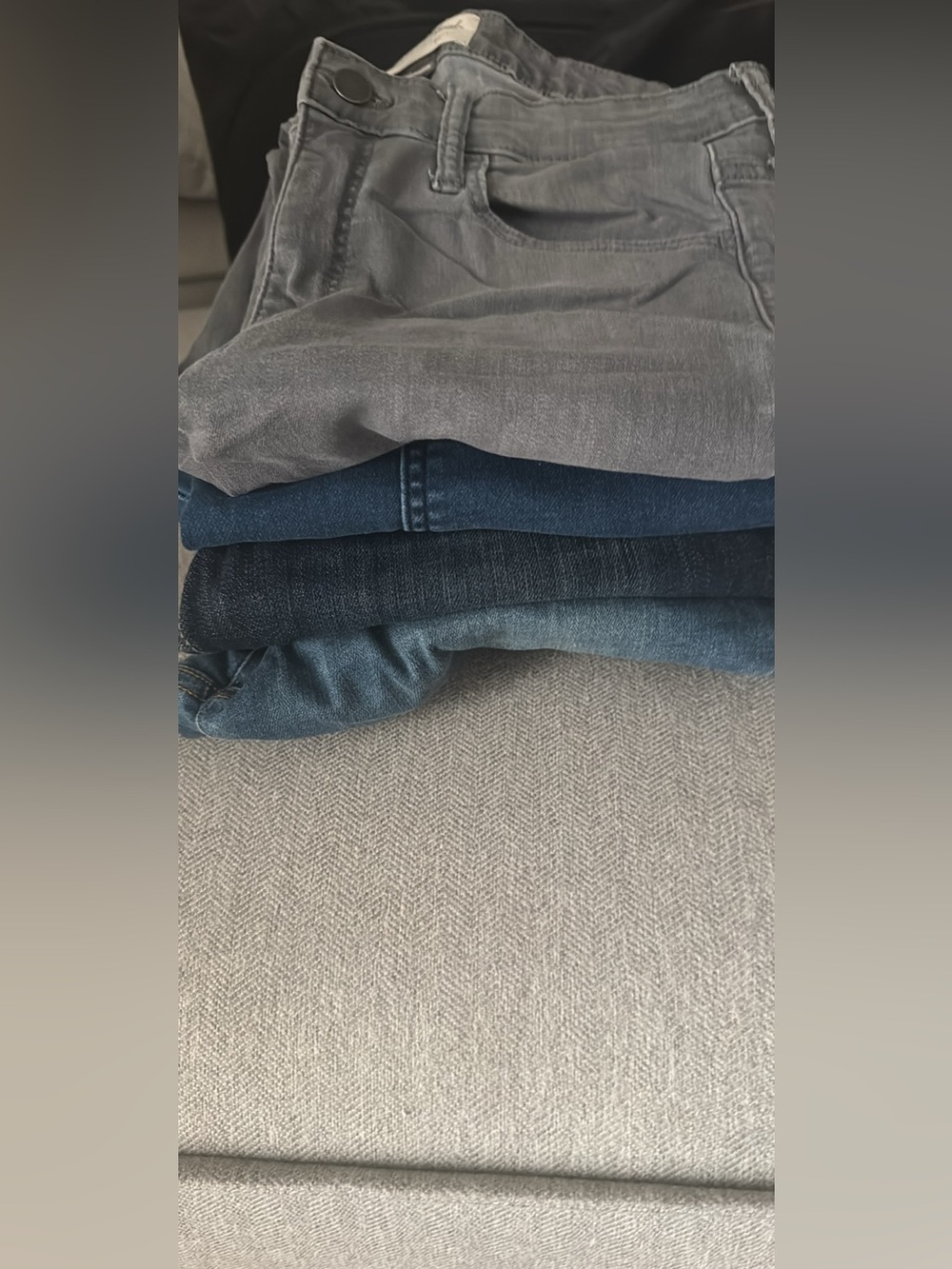 Women’s Gray and Blue Denim Jeans Stack - Classic Casual Styles
$15-25